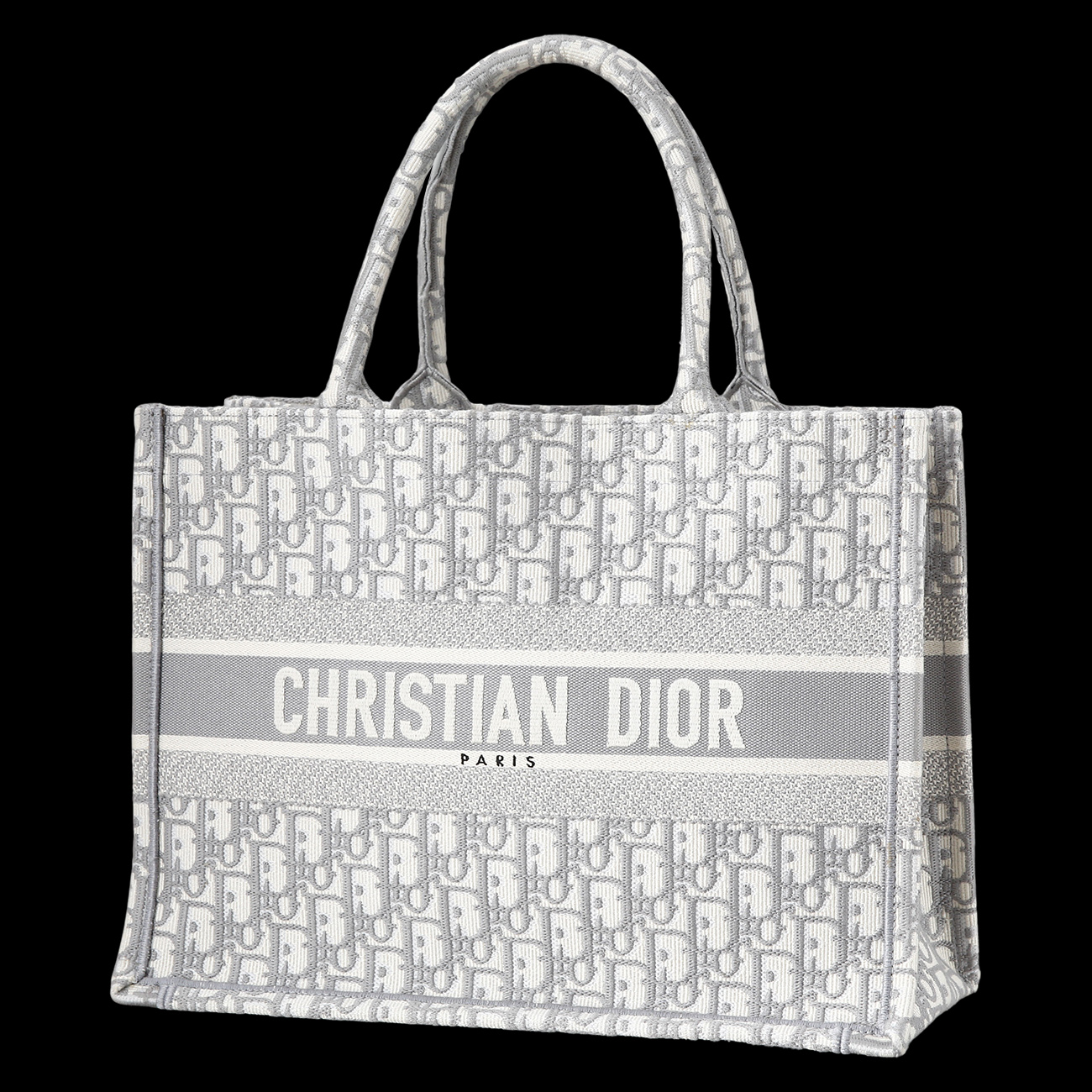 CHRISTIAN DIOR(USED)크리스찬디올 북토트백 미디움 그레이